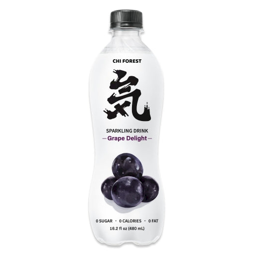 Chi Forest Grape Delight Sparkling Water 480ML Bottle