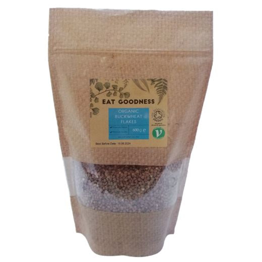 Eat Goodness Organic Buckwheat Flakes - 600GR 