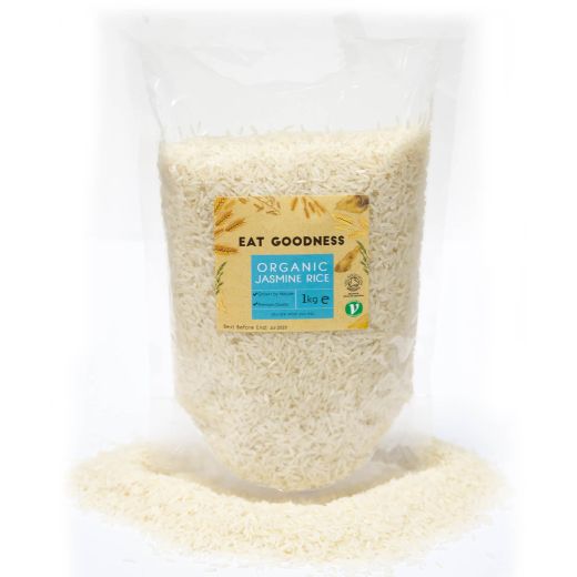 Eat Goodness Organic Jasmine Rice - 1KG 