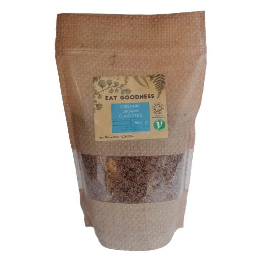 Eat Goodness Organic Brown Flax Seed - 900GR