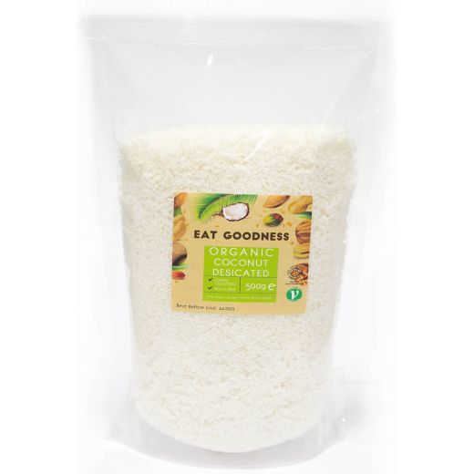 Eat Goodness Organic Desiccated Coconut - 500GR 