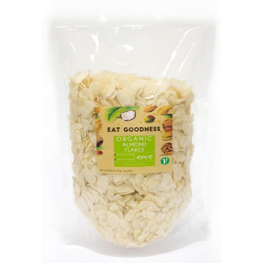 Eat Goodness Organic Almond Flakes - 450GR 