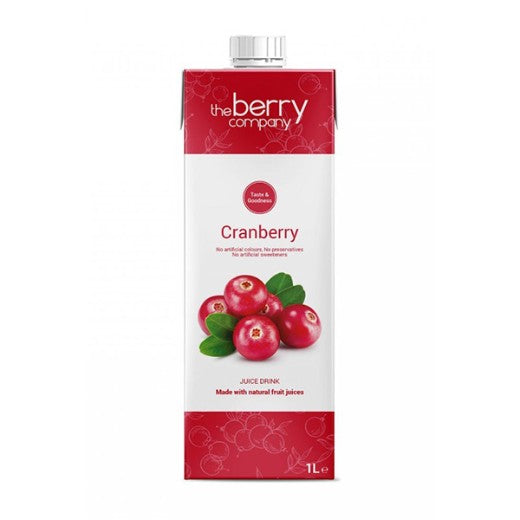 The Berry Company Cranberry Rooibos & Red Grape Juice- 1Lt