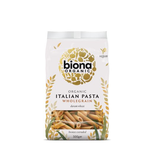 Biona Whole Grain Penne - 500Gr