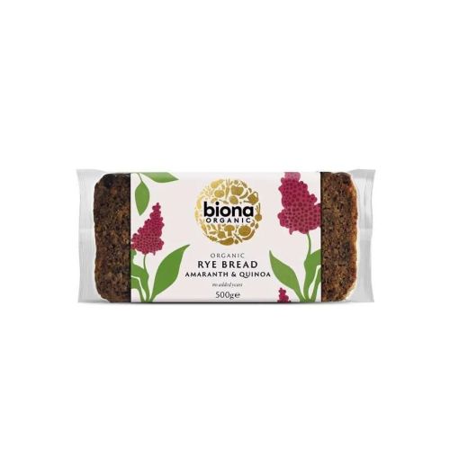 Biona Organic Rye Amaranth Quinoa Bread  - 500Gr