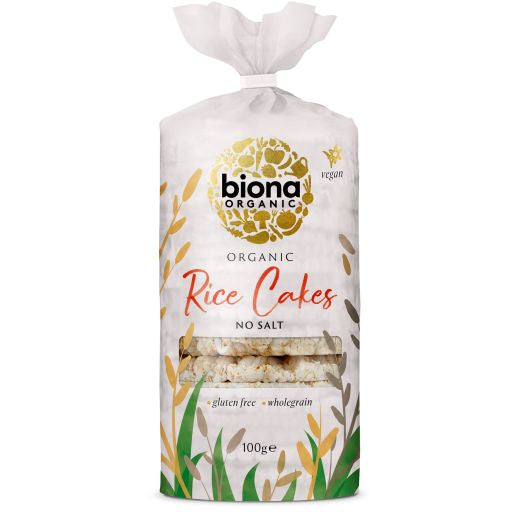 Biona Organic Rice Cakes No Salt - 100Gr