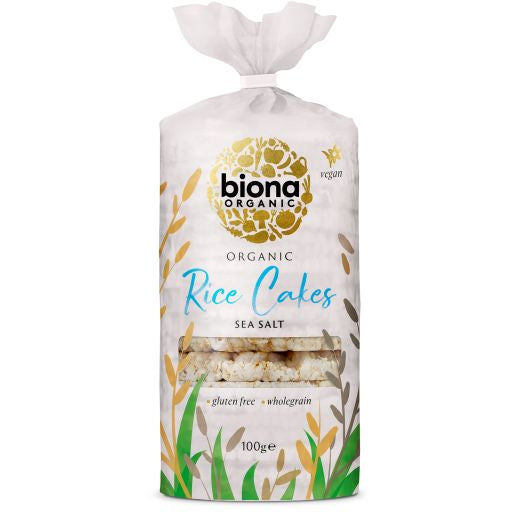 Biona Rice Cakes With Salt WholeGrain - 100Gr
