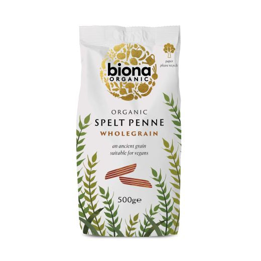 Biona Organic Whole SpeLt Penne - 500Gr