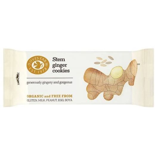 Doves Organic Gluten Free Stem Ginger Cookies - 150Gr