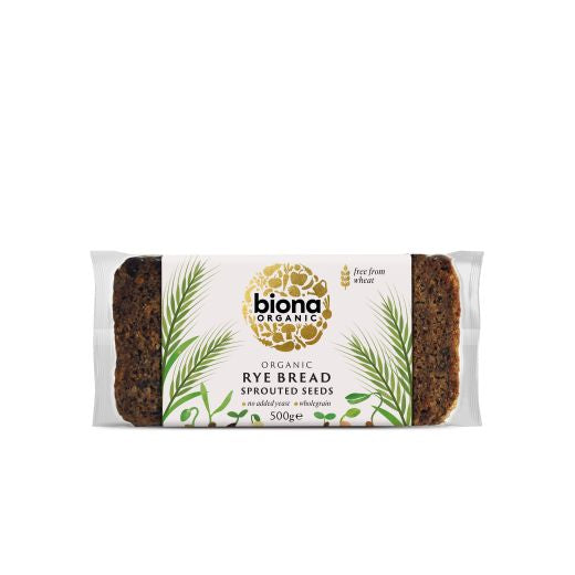 Biona Rye Vitality Bread With Sprouted Seeds - 500Gr