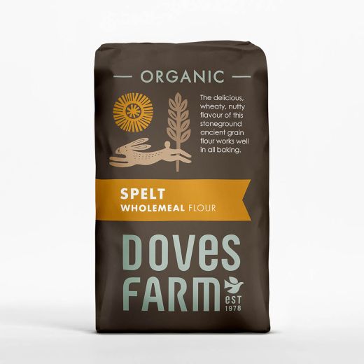 Doves Organic Wholemeal Spelt Flour - 1Kg