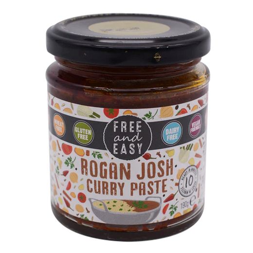 Free & Easy Rogan Josh Curry Paste- 190Gr