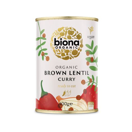 Biona Organic Brown Lentil Curry - 400Gr