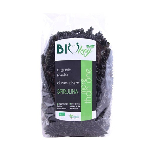 Biokey Org. Durum Wheat Fusulli With Spirulina - 500Gr