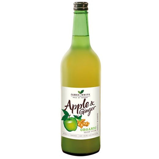 James White Apple & Crushed Ginger Juice- 750Ml