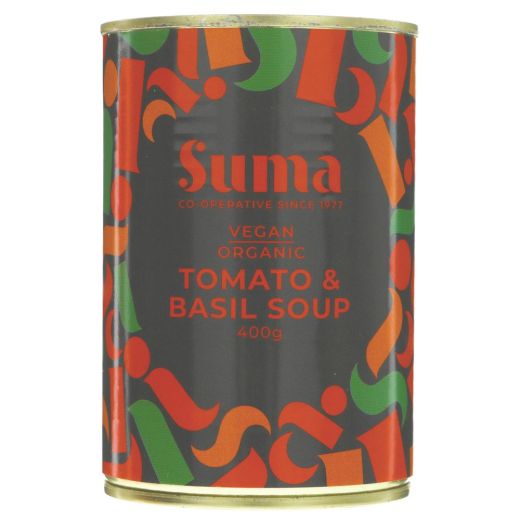 Suma Organic Italian Tomato & Basil Soup - 400GR