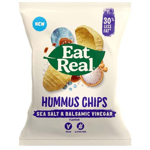 Eat Real Hummus Sea Salt And Balsamic Vinegar - 135Gr