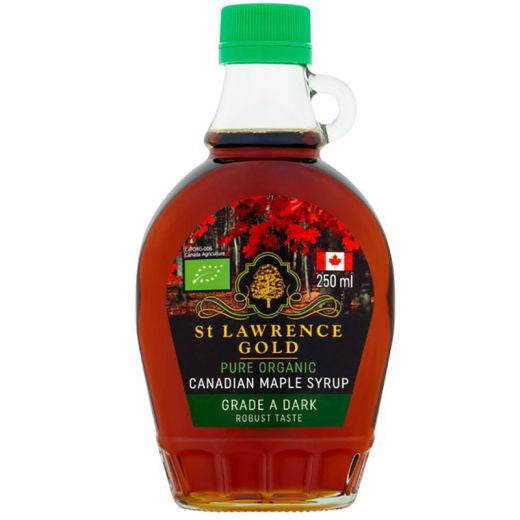 St. Lawrence Gold Organic Maple Syrup (Dark Colour Amber)- 250Ml