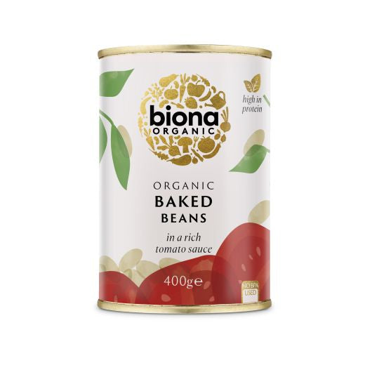 Biona Organic Baked Beans In Tomato Sauce - 400Gr