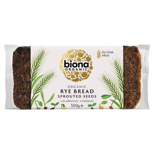 Biona Organic Vitality Rye Bread Sprouted Seeds  - 500Gr