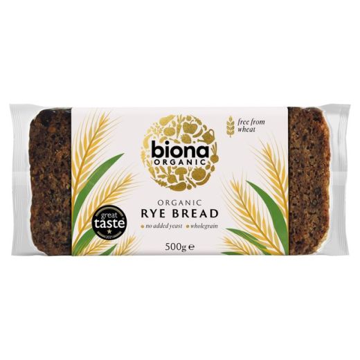 Biona Organic Rye Bread - 500Gr