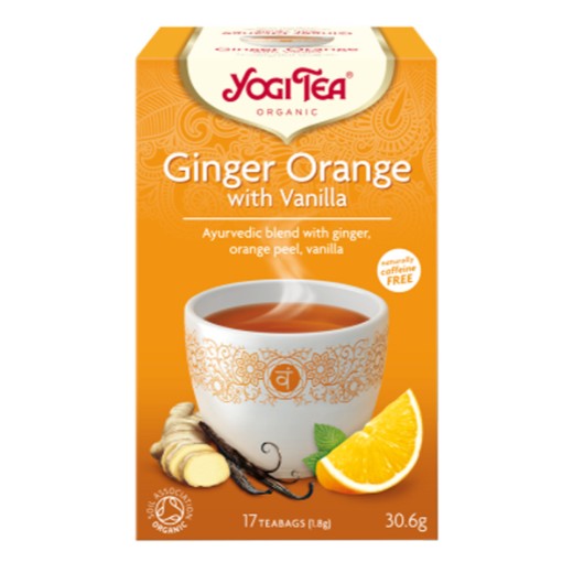 Yogi Tea Organic Ginger Orange And Vanilla Tea - 17 Bags