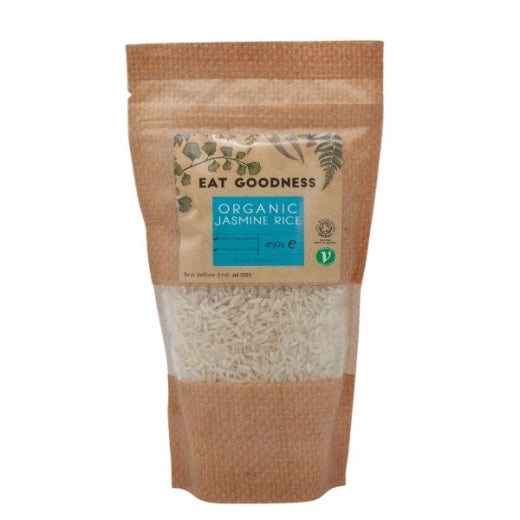 Eat Goodness Organic Jasmine Rice - 450GR