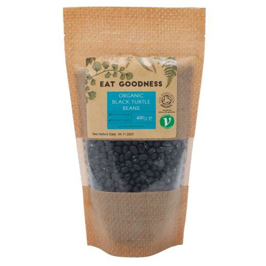 Eat Goodness Organic Black Turtle Beans - 400GR