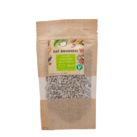 Eat Goodness Organic Sunflower Seed Kernels - 100GR