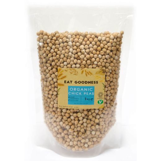 Eat Goodness Organic Chickpea - 1KG