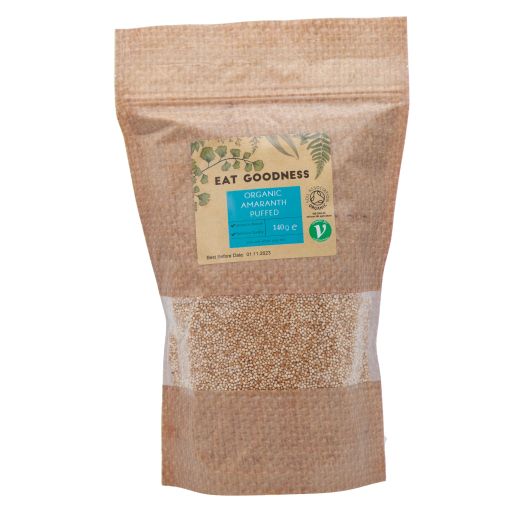 Eat Goodness Organic Amaranth Puffed - 140GR