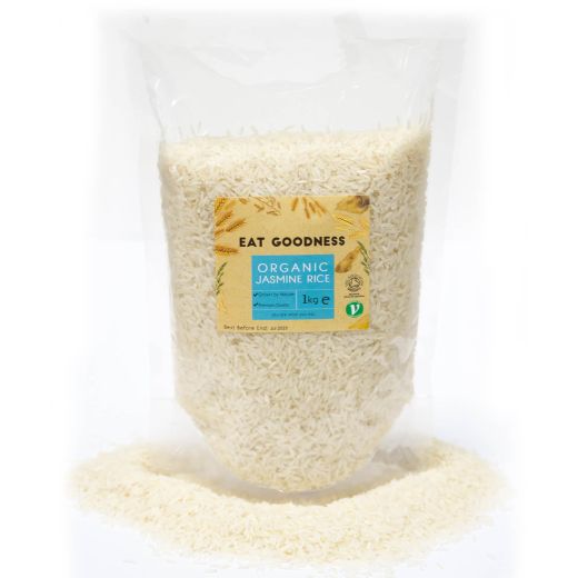 Eat Goodness Organic Jasmine Rice - 1KG