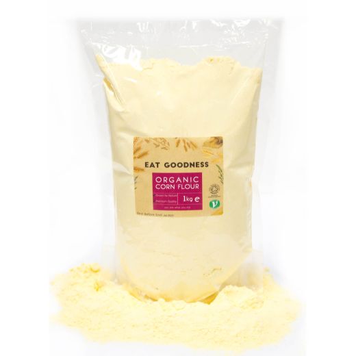 Eat Goodness Organic Corn Flour - 1KG