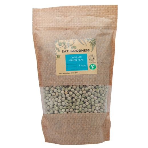 Eat Goodness Organic Green Peas - 1KG