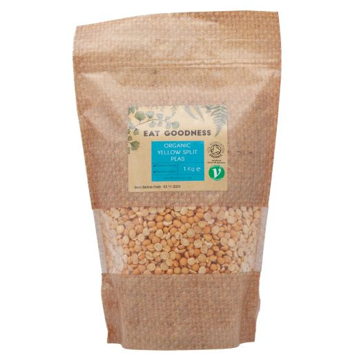 Eat Goodness Organic Yellow Peas Split - 1KG