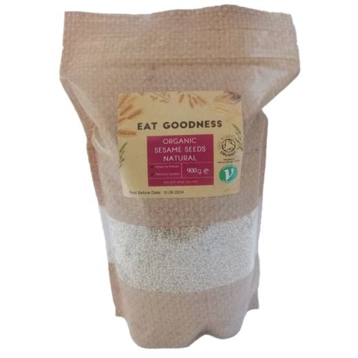 Eat Goodness Organic Sesame Seeds Natural - 900GR