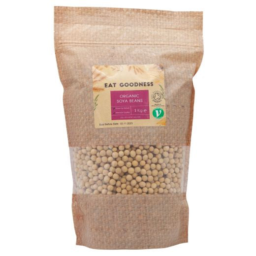 Eat Goodness Organic Soya Beans - 1KG