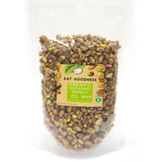 Eat Goodness Organic Pistachio Kernels - 650GR