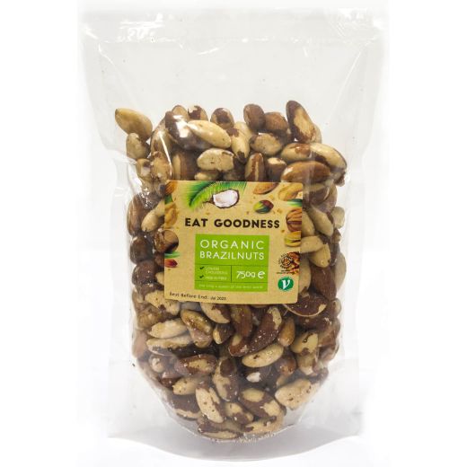 Eat Goodness Organic Brazil Nuts - 750GR