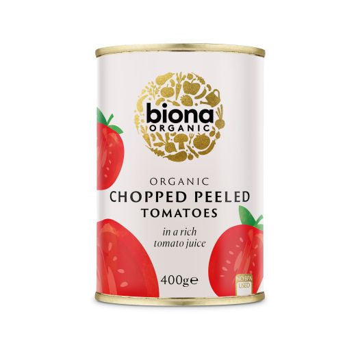 Biona Organic Tomatoes Chopped & Peeled (400G)