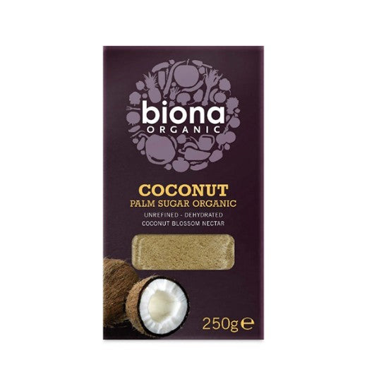 Biona Organic Coconut Palm Sugar, Unrefined (250G)