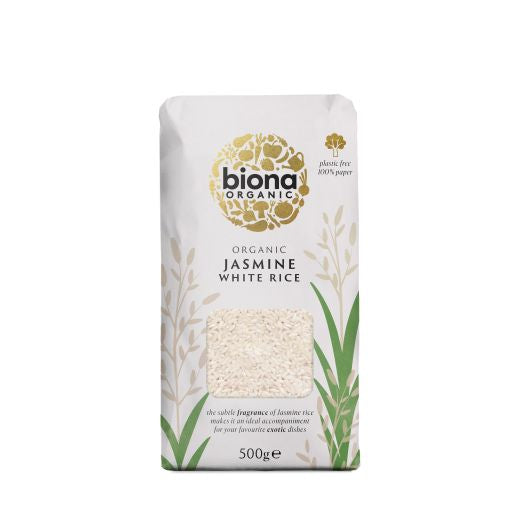 Biona Organic Jasmine Rice White Organic (500G)