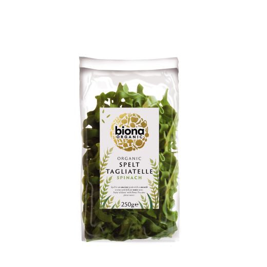 Biona Organic Spelt Spinach Artisan Tagliatelle Rolled (250G)