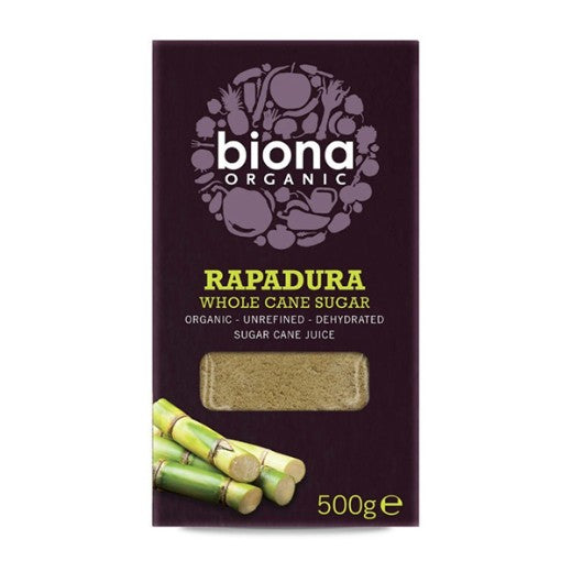 Biona Organic Fairtrade Rapadura Wholecane Sugar (500G)