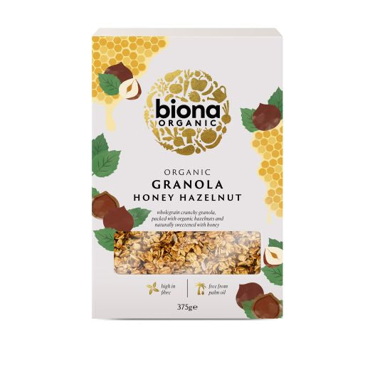 Biona Organic Honey Hazel Granola (375G)