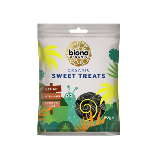 Biona Licorice Spirals - 75Gr