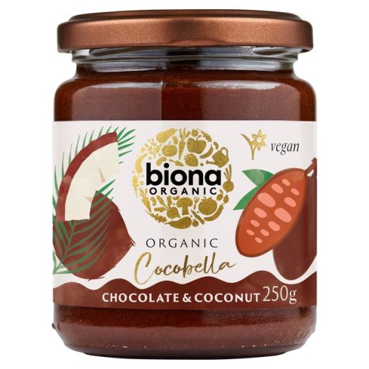 Biona Organic Cocobella, Cacao Coconut Spread (250G)