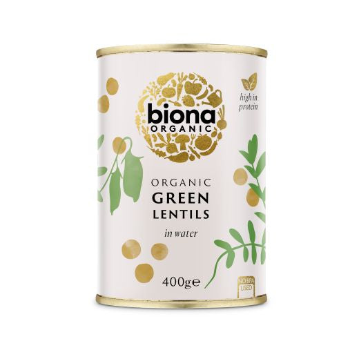 Biona Organic Green Lentils In Water (400G)