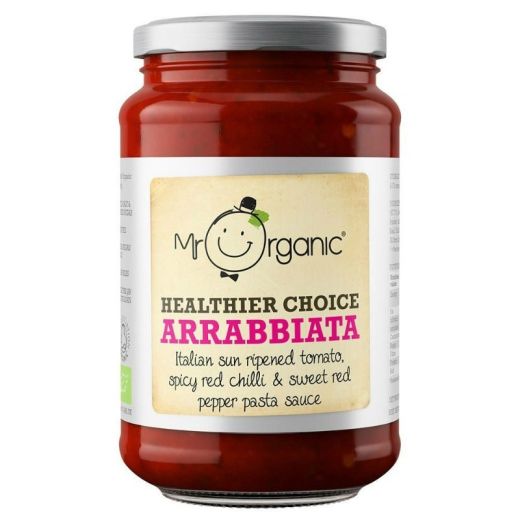 Mr Organic Arrabiatta Tomato Sauce (350G)