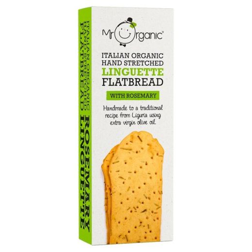 Mr Organic Linguette Flatbread Rosemary - 150Gr